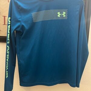 Under Armour Teal HeatGear Shirt